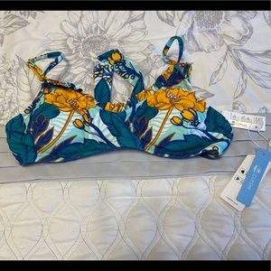Cupshe floral bikini top
